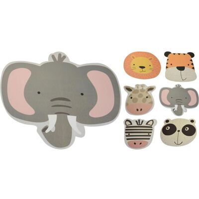 OEM 12x Platzset 40cm Für Kinder Verschiedene Designs Wildtiere Elefant Löwe Zebra OEM 12x Platzset 40cm Für Kinder Verschiedene Designs Wildtiere Elefant Löwe Zebra
