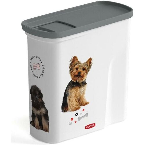 Curver - Futtertonne, Futterbehälter Petlife 2L für Hundefutter