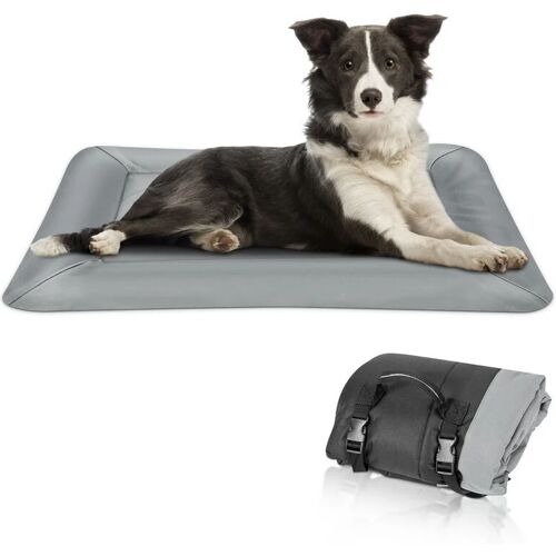 SWANEW Hundebett Hundekissen Rutschfest Hundematte Bett Hundedecke Unterlage 88x58cm