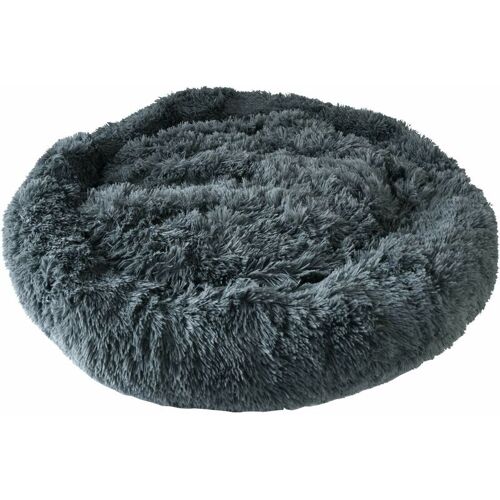 Jimmy - Hundebett flauschig grau 60 x 16 cm Hunde Bett Kissen Schlafplatz - grau