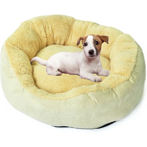 Maxxpet - Hundekorb Kissen 65x18 cm - Donut Hundekorb - Hundekorb - Korb - Hundebett - white