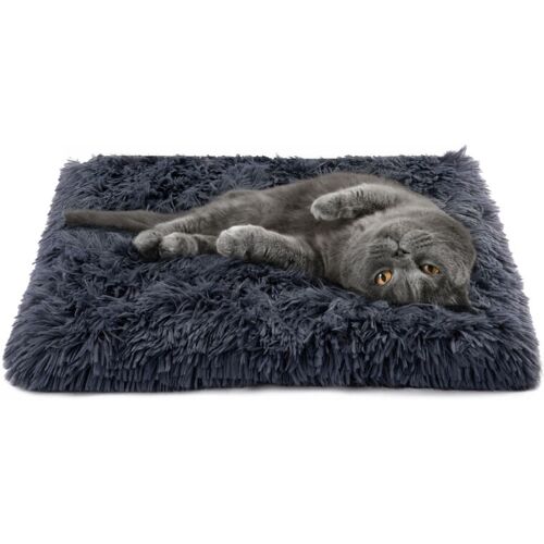 Hundebett Katzenbett Flauschig Hundekissen Hundesofa Hundedecke Hundekörbchen Anthrazit, 40x50 cm - Paco Home