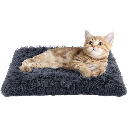 Hundebett Katzenbett Flauschig Hundekissen Hundesofa Hundedecke Hundekörbchen Anthrazit, 30x40 cm - Paco Home