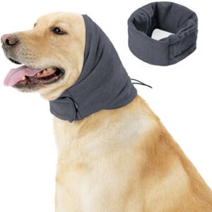 Hundeschal und Ohrenschützer, Winter-Hals- und Ohrenschutz für Hunde, Schutzgürtel zum Baden und Pflegen, Kopfumfang L (49–54 cm), grau Hundeschal und Ohrenschützer, Winter-Hals- und Ohrenschutz für Hunde, Schutzgürtel zum Baden und Pflegen, Kopfumfang L (49–54 cm), grau