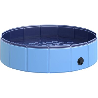 PawHut Blaue Hundepool - Langlebig PVC, Rutschfest, Einfach Aufzubauen - Hundepool PawHut Blaue Hundepool - Langlebig PVC, Rutschfest, Einfach Aufzubauen - Hundepool