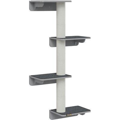 PawHut - Wandkratzbaum 66x28x137cm - Cat scratching post PawHut - Wandkratzbaum 66x28x137cm - Cat scratching post