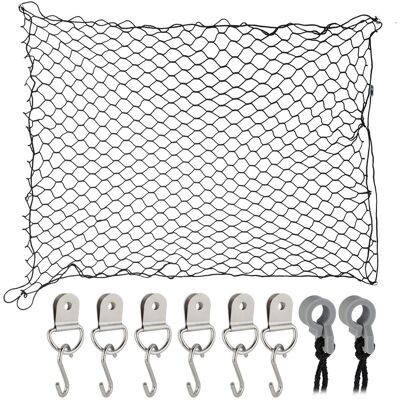RELAXDAYS Autohundegitter - 100x100 cm, Schwarz, Universell, Einfach zu installieren RELAXDAYS Autohundegitter - 100x100 cm, Schwarz, Universell, Einfach zu installieren