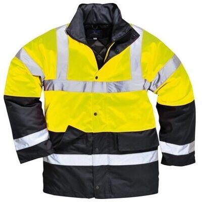 Parka Hv Bicolore Couleur : Orange Taille L - Portwest Parka Hv Bicolore Couleur : Orange Taille L - Portwest