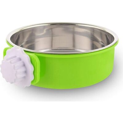 OEM Hundebox Mit Herausnehmbarem Edelstahlnapf, Hängendem Futterspender, Kleinem Wassernapf, Futterspender Für Hunde, Katzen, Kaninchen Und Vögel (grüne Haustierbedarf) OEM Hundebox Mit Herausnehmbarem Edelstahlnapf, Hängendem Futterspender, Kleinem Wassernapf, Futterspender Für Hunde, Katzen, Kaninchen Und Vögel (grüne Haustierbedarf)