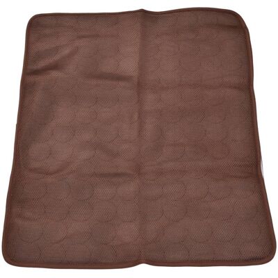 HEAT Atmungsaktive, Weiche Kühlmatte Für Haustiere, Ideal Für Den Sommer, Als Schlafunterlage Für Hunde, Katzen, Zwinger, Sofa, Bett Oder Boden, Braun, Größe Xs HEAT Atmungsaktive, Weiche Kühlmatte Für Haustiere, Ideal Für Den Sommer, Als Schlafunterlage Für Hunde, Katzen, Zwinger, Sofa, Bett Oder Boden, Braun, Größe Xs