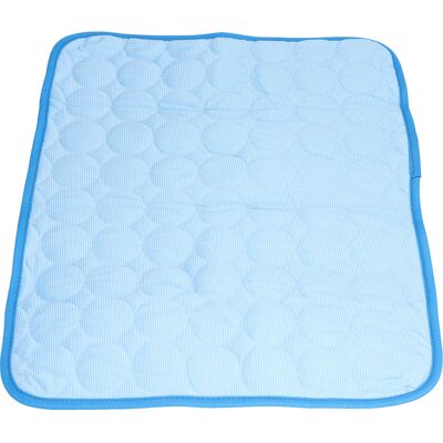 HEAT Atmungsaktive, Faltbare Kühlmatte Für Haustiere, Selbstkühlende Decke Für Kleine, Mittlere Und Große Hunde Und Katzen, Blau, Größe L (70 X 55 Cm) HEAT Atmungsaktive, Faltbare Kühlmatte Für Haustiere, Selbstkühlende Decke Für Kleine, Mittlere Und Große Hunde Und Katzen, Blau, Größe L (70 X 55 Cm)