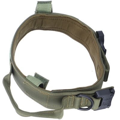 HEAT Nylon-hundehalsband Für Training, Jagd Und Zugübungen, Stahlschnalle, Haustierzubehör, Grün HEAT Nylon-hundehalsband Für Training, Jagd Und Zugübungen, Stahlschnalle, Haustierzubehör, Grün