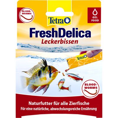Tetra Frische Delica Blutwürmer - Fischfutter Tetra Frische Delica Blutwürmer - Fischfutter