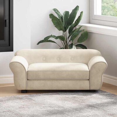 vidaXL Hundesofa Creme 72x45x30 cm Plüsch - Hundesofa vidaXL Hundesofa Creme 72x45x30 cm Plüsch - Hundesofa