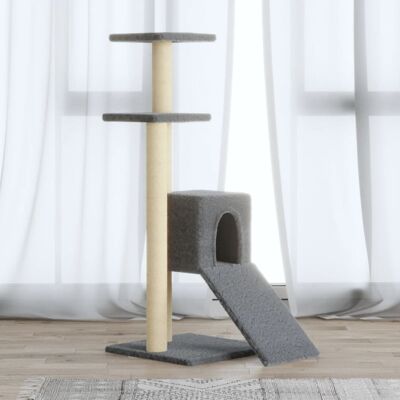 vidaXL Katzenbaum mit Sisal-Kratzsäulen - 92 cm - Katzenbaum vidaXL Katzenbaum mit Sisal-Kratzsäulen - 92 cm - Katzenbaum
