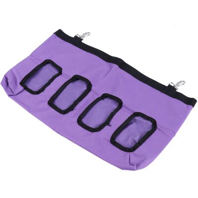 HEAT Hängender Heuspender Für Kaninchen, 4-fach Geöffneter Beutel, Kleintierfütterungszubehör, Lila HEAT Hängender Heuspender Für Kaninchen, 4-fach Geöffneter Beutel, Kleintierfütterungszubehör, Lila