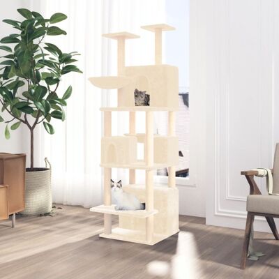 vidaXL Katzenbaum mit Sisalstämmen - 180cm Mehrfarben Kletterbaum vidaXL Katzenbaum mit Sisalstämmen - 180cm Mehrfarben Kletterbaum