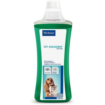 Virbac Vet Aquadent Flüssigkeit für die Zahnreinigung bei Hunden und Katzen 500 ml Virbac Vet Aquadent Flüssigkeit für die Zahnreinigung bei Hunden und Katzen 500 ml