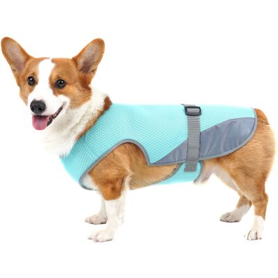 OEM Kühlweste Für Hunde, Verstellbare Größe, Atmungsaktives Netzgewebe, Sommer-kühljacke Für Haustiere OEM Kühlweste Für Hunde, Verstellbare Größe, Atmungsaktives Netzgewebe, Sommer-kühljacke Für Haustiere