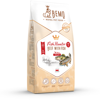 OEM Bemo Fish Hunter – Trockenfutter Für Ausgewachsene Hunde Mit Rind Und Fisch Für Mittelgroße Und Große Hunde (m/l), 15 Kg OEM Bemo Fish Hunter – Trockenfutter Für Ausgewachsene Hunde Mit Rind Und Fisch Für Mittelgroße Und Große Hunde (m/l), 15 Kg