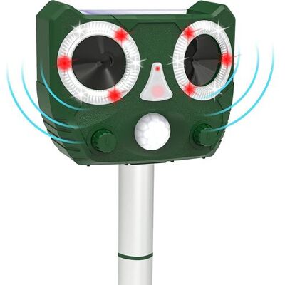 OEM Ultraschall-abwehrgerät Für Den Außenbereich Gegen Katzen, Maulwürfe Und Hunde, Solarbetrieben, Usb-ladefunktion, Einstellbare Frequenz Zur Abwehr Von Tieren Wie Eichhörnchen, Mäusen Und Vögeln, Ip55 OEM Ultraschall-abwehrgerät Für Den Außenbereich Gegen Katzen, Maulwürfe Und Hunde, Solarbetrieben, Usb-ladefunktion, Einstellbare Frequenz Zur Abwehr Von Tieren Wie Eichhörnchen, Mäusen Und Vögeln, Ip55
