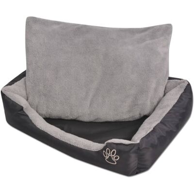 vidaXL Hundebett mit gepolstertem Kissen XXL - Hundebett vidaXL Hundebett mit gepolstertem Kissen XXL - Hundebett