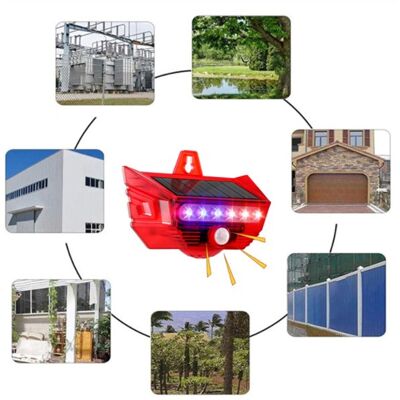 JUTE Solarbetriebene Alarmanlage, Diebstahlsicherung, Einbruchschutz, Fernbedienung Für Den Außenbereich, Bewegungsmelder-alarm, Usb-aufladbar JUTE Solarbetriebene Alarmanlage, Diebstahlsicherung, Einbruchschutz, Fernbedienung Für Den Außenbereich, Bewegungsmelder-alarm, Usb-aufladbar