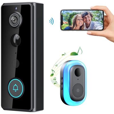 OEM Kabellose Wlan-türklingel Intelligente Video-gegensprechanlage Mit Kamera Wasserdicht Pir-bewegungsmelder Mit Nachtsicht Türklingel Für Mehr Zu OEM Kabellose Wlan-türklingel Intelligente Video-gegensprechanlage Mit Kamera Wasserdicht Pir-bewegungsmelder Mit Nachtsicht Türklingel Für Mehr Zu