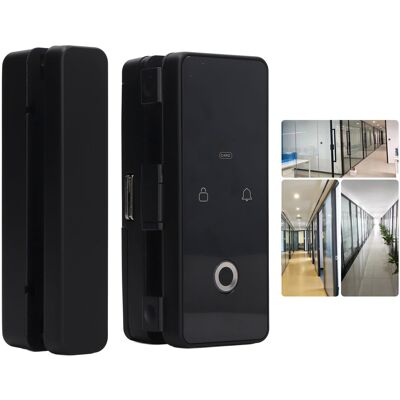 JUTE Tuya Smart Frameless Dual Opening Bluetooth Smart Door Lock, Glass Smart Door Lock JUTE Tuya Smart Frameless Dual Opening Bluetooth Smart Door Lock, Glass Smart Door Lock