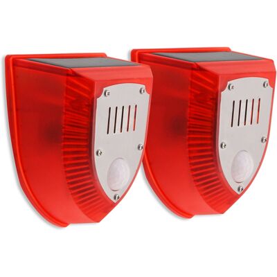 GRID COOL Solarbetriebene Blitzleuchte Mit Pir-bewegungsmelder, Anwesenheitserkennungsalarm, Diebstahlsicherung Und Tierabwehr, 3 Betriebsmodi, Ip65 Wasserdicht, Für Haus, Villa, Außenbereich, Bauernhof Oder Ga GRID COOL Solarbetriebene Blitzleuchte Mit Pir-bewegungsmelder, Anwesenheitserkennungsalarm, Diebstahlsicherung Und Tierabwehr, 3 Betriebsmodi, Ip65 Wasserdicht, Für Haus, Villa, Außenbereich, Bauernhof Oder Ga