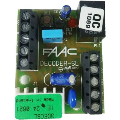 Faac - Decoder Sl Plus Decoderkarte Originalersatz 785506 Faac - Decoder Sl Plus Decoderkarte Originalersatz 785506