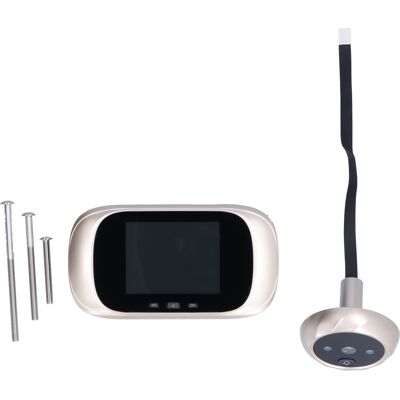 HEAT Digitale Video-türsprechanlage Mit 2,8-zoll-lcd-bildschirm, Infrarot-nachtsicht-türkamera, Heimüberwachung, Gold HEAT Digitale Video-türsprechanlage Mit 2,8-zoll-lcd-bildschirm, Infrarot-nachtsicht-türkamera, Heimüberwachung, Gold