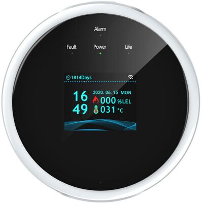 ZVD Wlan-gasmelder – Feuermelder Mit Wärmesensor – Mobile Benachrichtigung – 70 Db Alarmlautstärke – Smartlife-kompatibel ZVD Wlan-gasmelder – Feuermelder Mit Wärmesensor – Mobile Benachrichtigung – 70 Db Alarmlautstärke – Smartlife-kompatibel