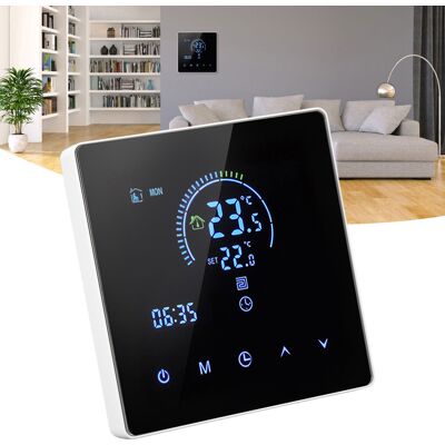 JUTE Maximale Leistung Von 3500 W, Kompatibel Mit Dem Tuya Smart-thermostat Für Wasserführende Fußbodenheizung (temperatureinstellung Von 5 Bis 60 °c Über Das Hauptgerät), Ac90-240 V 16 A Gas-wandheizkesse JUTE Maximale Leistung Von 3500 W, Kompatibel Mit Dem Tuya Smart-thermostat Für Wasserführende Fußbodenheizung (temperatureinstellung Von 5 Bis 60 °c Über Das Hauptgerät), Ac90-240 V 16 A Gas-wandheizkesse
