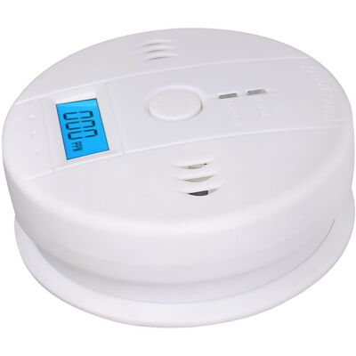 HEAT 2 Stück Co-alarm, Blau Hinterleuchtetes Led-display, Kabelloser Kohlenmonoxid-detektor, Co-sensor 0 Bis 999 Ppm HEAT 2 Stück Co-alarm, Blau Hinterleuchtetes Led-display, Kabelloser Kohlenmonoxid-detektor, Co-sensor 0 Bis 999 Ppm