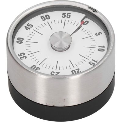 HEAT Magnetischer Timer Aus Edelstahl Mit 70 Db Alarm, Hoher Genauigkeit Und Visueller Anzeige Für Optimale Küchenplanung (weiß) HEAT Magnetischer Timer Aus Edelstahl Mit 70 Db Alarm, Hoher Genauigkeit Und Visueller Anzeige Für Optimale Küchenplanung (weiß)