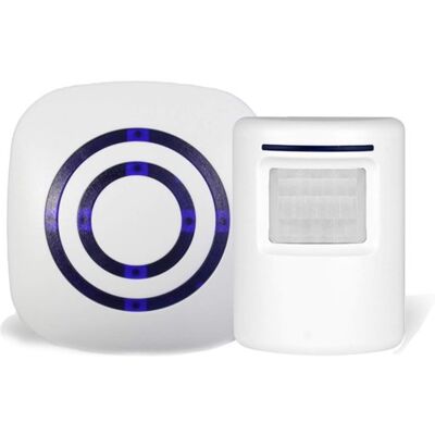 OEM Kabellose Türklingel Mit Empfängern Zutrittsalarm Ladenklingel Plug Play Bewegungsmelder Mit Sensor Geeignet Für Geschäfte Und Privathaushalte Weiß OEM Kabellose Türklingel Mit Empfängern Zutrittsalarm Ladenklingel Plug Play Bewegungsmelder Mit Sensor Geeignet Für Geschäfte Und Privathaushalte Weiß