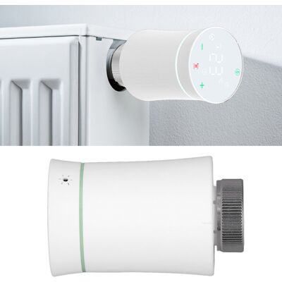 JUTE Intelligentes Heizkörperventil Zigbee Graffiti Mit Fernbedienungs-app, Timer Und Energiesparendem Thermostat. Flaches, Energiesparendes Zigbee Temperaturregelventil (weiß). JUTE Intelligentes Heizkörperventil Zigbee Graffiti Mit Fernbedienungs-app, Timer Und Energiesparendem Thermostat. Flaches, Energiesparendes Zigbee Temperaturregelventil (weiß).