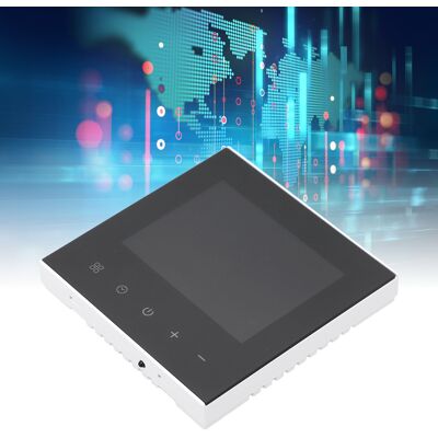 JUTE Intelligenter Unterputz-thermostat Modell 86, Touchscreen-thermostat Mit Sprachsteuerung Und App, Fernsteuerbarer Thermostat, 100–240 V JUTE Intelligenter Unterputz-thermostat Modell 86, Touchscreen-thermostat Mit Sprachsteuerung Und App, Fernsteuerbarer Thermostat, 100–240 V