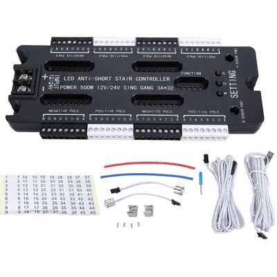 OEM Led-treppenbeleuchtungssteuerung Mit Bewegungsmelder, Kurzschlussschutz, 32 Kanälen, Für Automatische Treppenbeleuchtung OEM Led-treppenbeleuchtungssteuerung Mit Bewegungsmelder, Kurzschlussschutz, 32 Kanälen, Für Automatische Treppenbeleuchtung