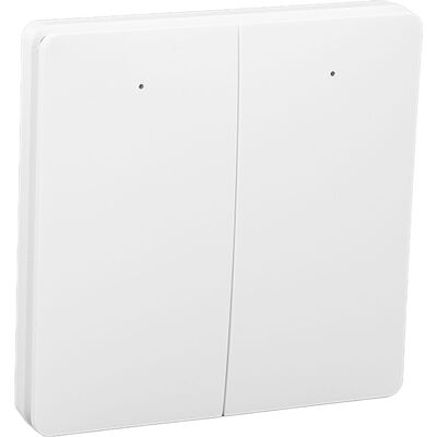 JUTE Tuya Smart Home Zigbee Szenenschalter Mit Eigener Stromversorgung, Selbstklebend, Batterielos, Kabellos, Federbelastet, Zwei Schalter JUTE Tuya Smart Home Zigbee Szenenschalter Mit Eigener Stromversorgung, Selbstklebend, Batterielos, Kabellos, Federbelastet, Zwei Schalter