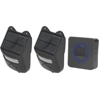 HEAT Infrarot-türklingel Mit Solar-einfahrtsalarm, Blitzlicht, Außensirene Mit Bewegungsmelder, 110–240 V, Eu-stecker HEAT Infrarot-türklingel Mit Solar-einfahrtsalarm, Blitzlicht, Außensirene Mit Bewegungsmelder, 110–240 V, Eu-stecker