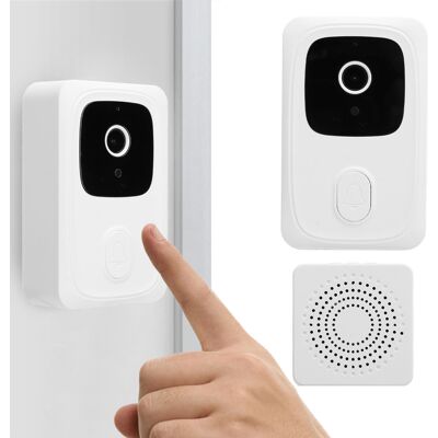 JUTE Graffiti Smart Wifi Low Power Video Doorbell Mit Zwei-wege-gegensprechanlage, Hd-nachtsicht Mit Großer Reichweite Und Nachtsichtfunktion. JUTE Graffiti Smart Wifi Low Power Video Doorbell Mit Zwei-wege-gegensprechanlage, Hd-nachtsicht Mit Großer Reichweite Und Nachtsichtfunktion.