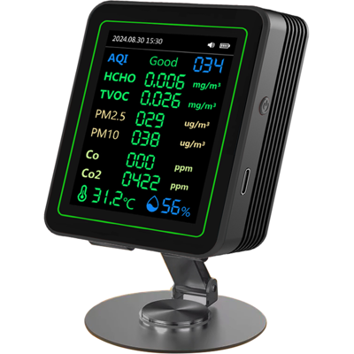 OEM 12-in-1 Co2-detektor Und Luftqualitätsmonitor Mit Hochpräzisem Pm2,5-sensor Für Feinstaub, Luftfeuchtigkeit Und Feuchtigkeit OEM 12-in-1 Co2-detektor Und Luftqualitätsmonitor Mit Hochpräzisem Pm2,5-sensor Für Feinstaub, Luftfeuchtigkeit Und Feuchtigkeit