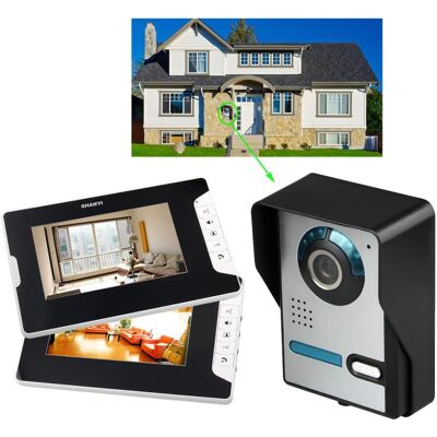 SENDERPICK 7" Video-gegensprechanlage Die Nachtsichtfunktion,türklingel Monitor Kamera Touch Button SENDERPICK 7" Video-gegensprechanlage Die Nachtsichtfunktion,türklingel Monitor Kamera Touch Button