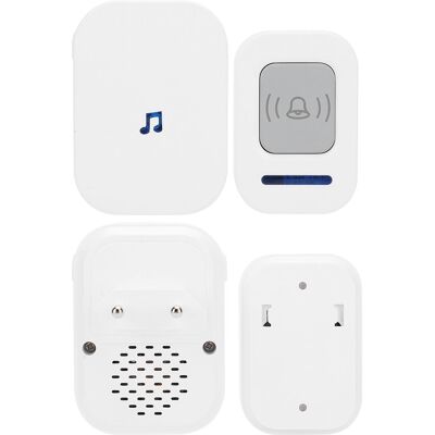 HEAT Kabellose Smart-türklingel Mit Fernbedienung, 280 M Reichweite, Wasserdicht, Eu-stecker (90–260 V) HEAT Kabellose Smart-türklingel Mit Fernbedienung, 280 M Reichweite, Wasserdicht, Eu-stecker (90–260 V)