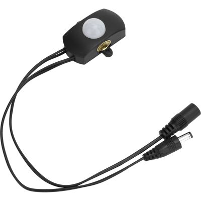 HEAT Dc6v-24v Led-streifenleuchte Mit Infrarot-bewegungsmelder, Schwarzer Bewegungsmelder Für Lichtstreifen HEAT Dc6v-24v Led-streifenleuchte Mit Infrarot-bewegungsmelder, Schwarzer Bewegungsmelder Für Lichtstreifen