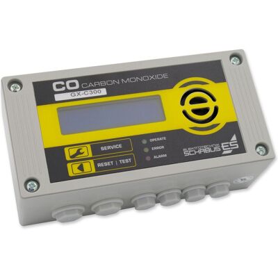 Schabus GX-C300 CO-Detektor - Hochpräzise, 2 Relais, LCD Schabus GX-C300 CO-Detektor - Hochpräzise, 2 Relais, LCD