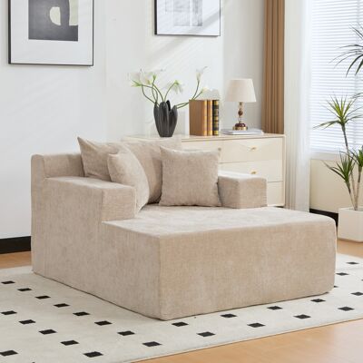 SANS MARQUE Modulares Kompressionssofa – Aus Tissu – Wolkenweicher Komfort.voll Gepolsterte – Sofort Einsatzbereit – Kuschelige – Modell R – Aus Tissu-stoff SANS MARQUE Modulares Kompressionssofa – Aus Tissu – Wolkenweicher Komfort.voll Gepolsterte – Sofort Einsatzbereit – Kuschelige – Modell R – Aus Tissu-stoff
