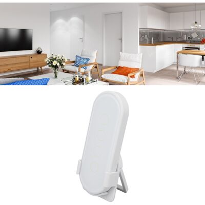 JUTE Tuya Scene Smart Wireless Touch-schalter, Wi-fi- Und Zigbee-kompatibel, 4 Tasten, Weiß, Selbstklebend JUTE Tuya Scene Smart Wireless Touch-schalter, Wi-fi- Und Zigbee-kompatibel, 4 Tasten, Weiß, Selbstklebend